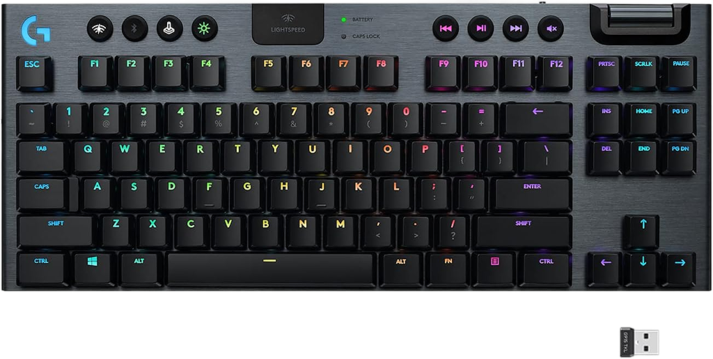 Logitech G915 TKL: Slim Wireless RGB Keyboard