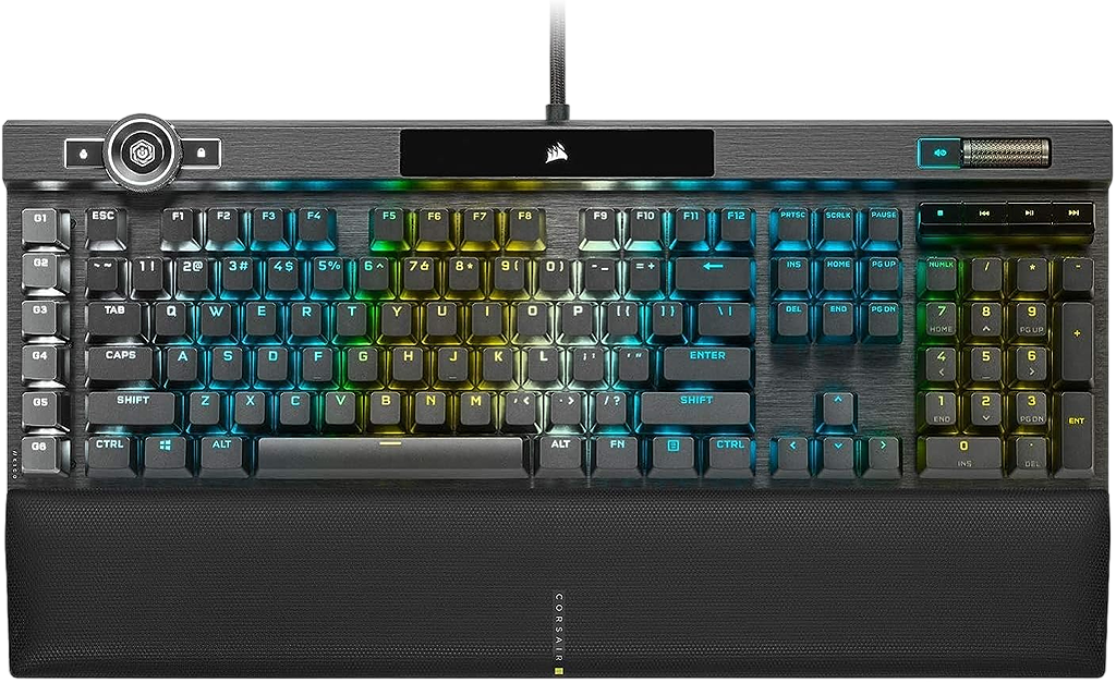 Corsair K100: Optical-Mechanical Gaming & Streaming Keyboard