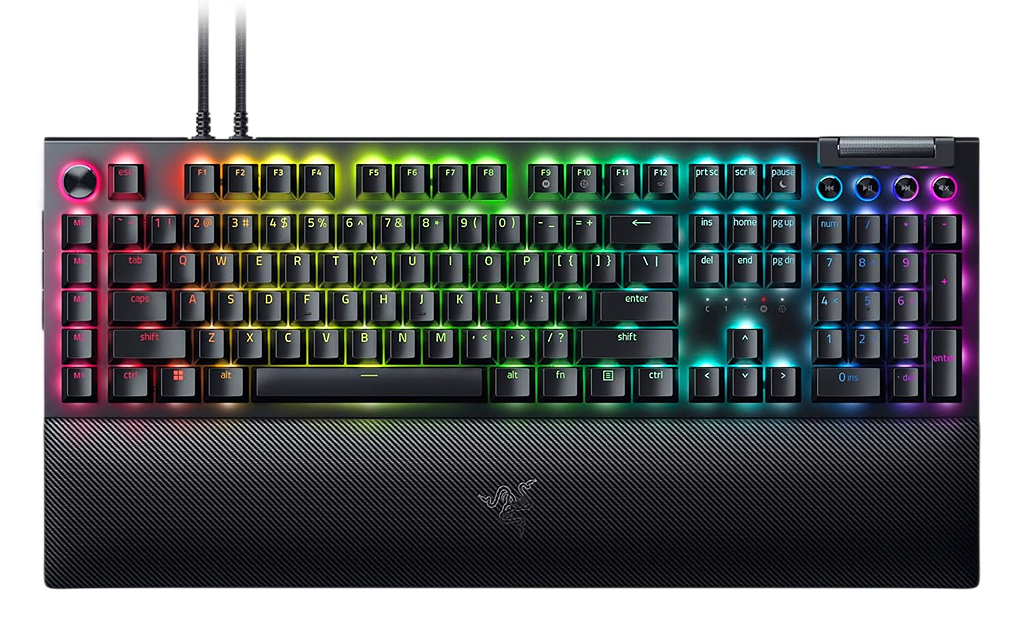 Razer BlackWidow V4 Pro: Silent Gaming Keyboard with Dial