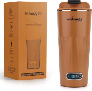 GO Heated Travel Mug with Snap-On Charging (13.5 Oz)