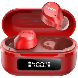 Hybrid ANC Wireless Earbuds with LED Display Charging Case
